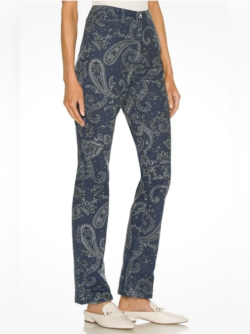 WEWOREWHAT The Icon Jean Night Sky Paisley, size 26 - Picture 3 of 4